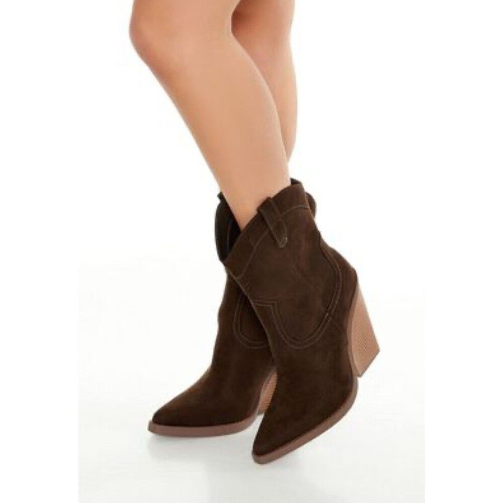 Forever 21 Cowboy Boots Women’s Brown Sz 8